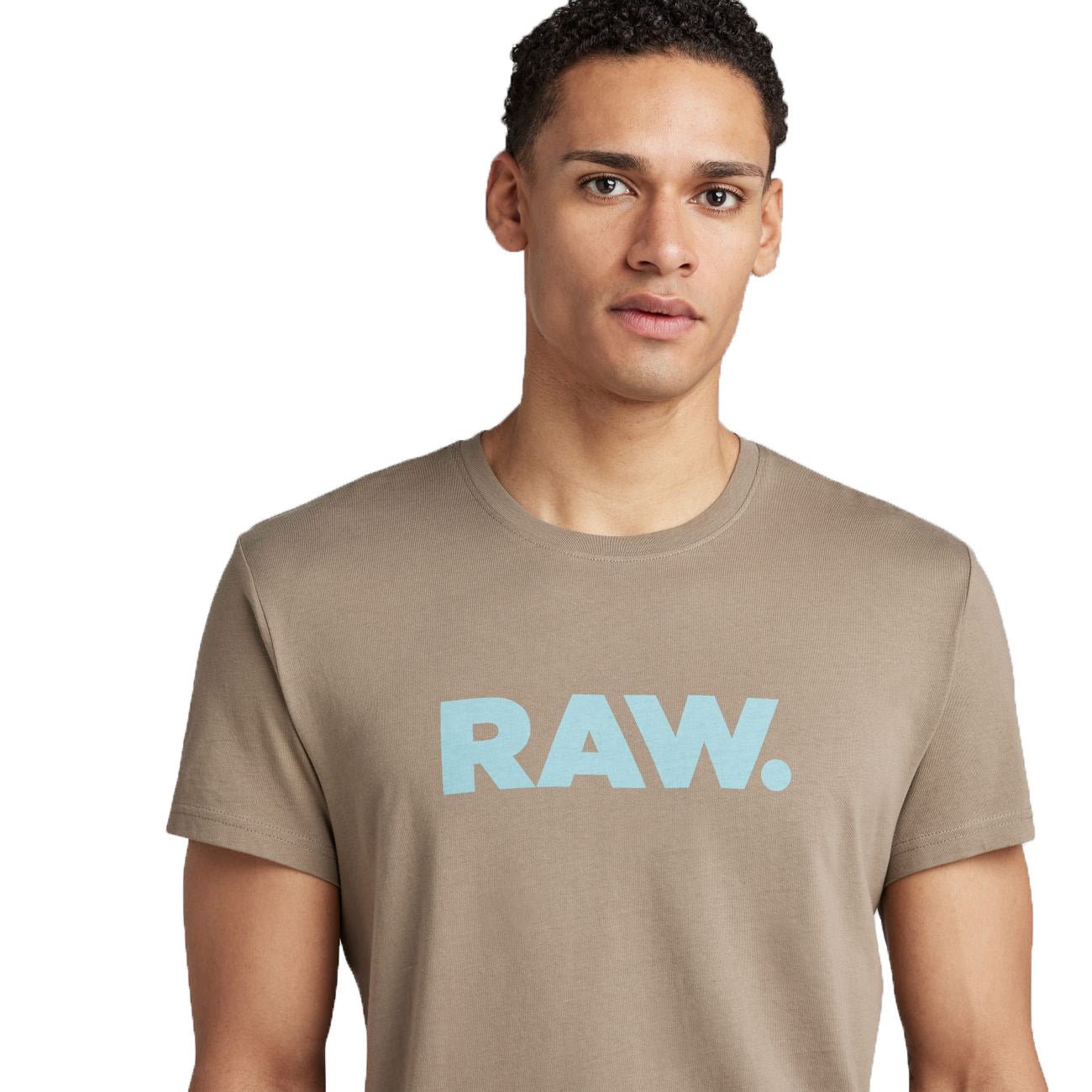 G-STAR RAW DENIM HOLORN R T Herren T-Shirt - G-Star Raw Denim - SAGATOO - 8720346856698