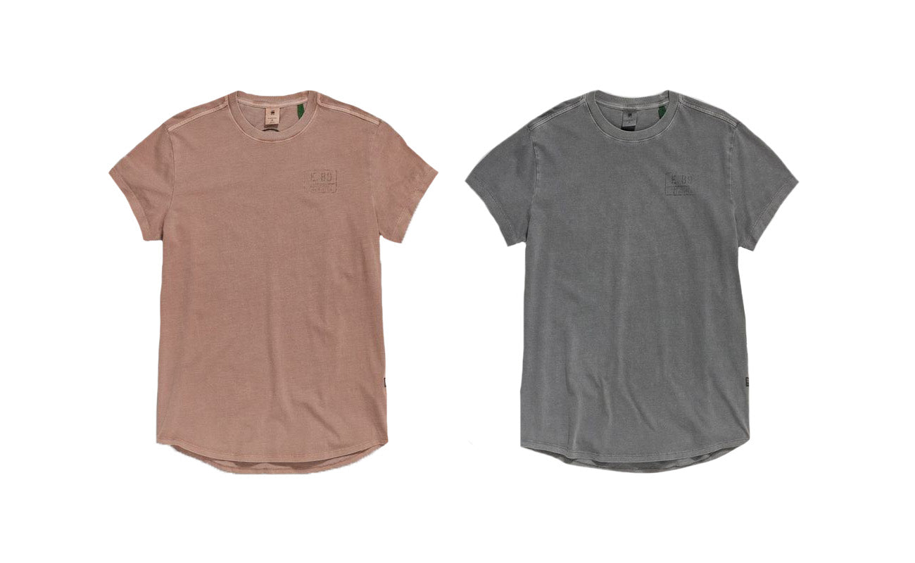 G-STAR RAW DENIM LASH BADGES R T Herren T-Shirt - G-Star Raw Denim - SAGATOO - 8720347473856