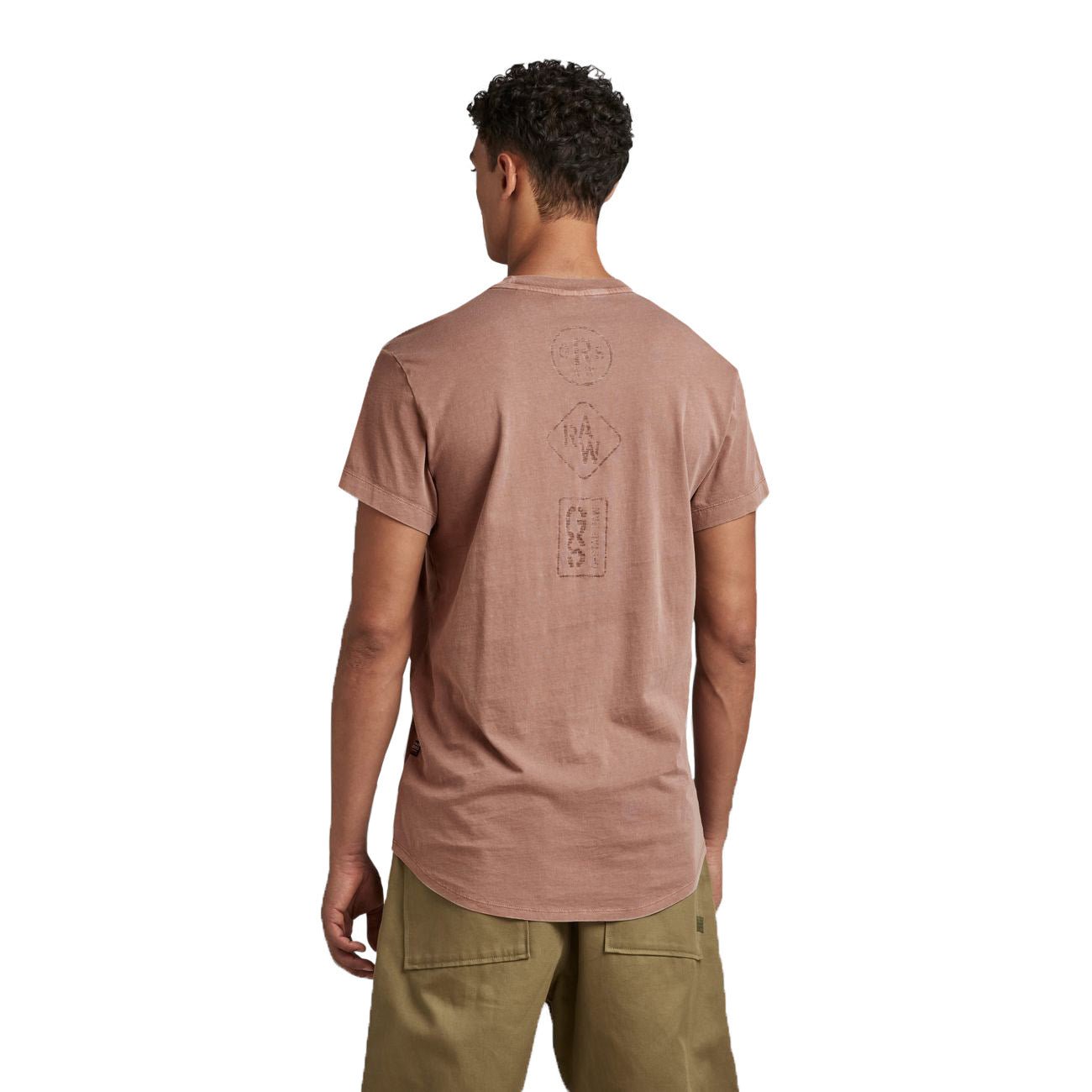 G-STAR RAW DENIM LASH BADGES R T Herren T-Shirt - G-Star Raw Denim - SAGATOO - 8720347473856