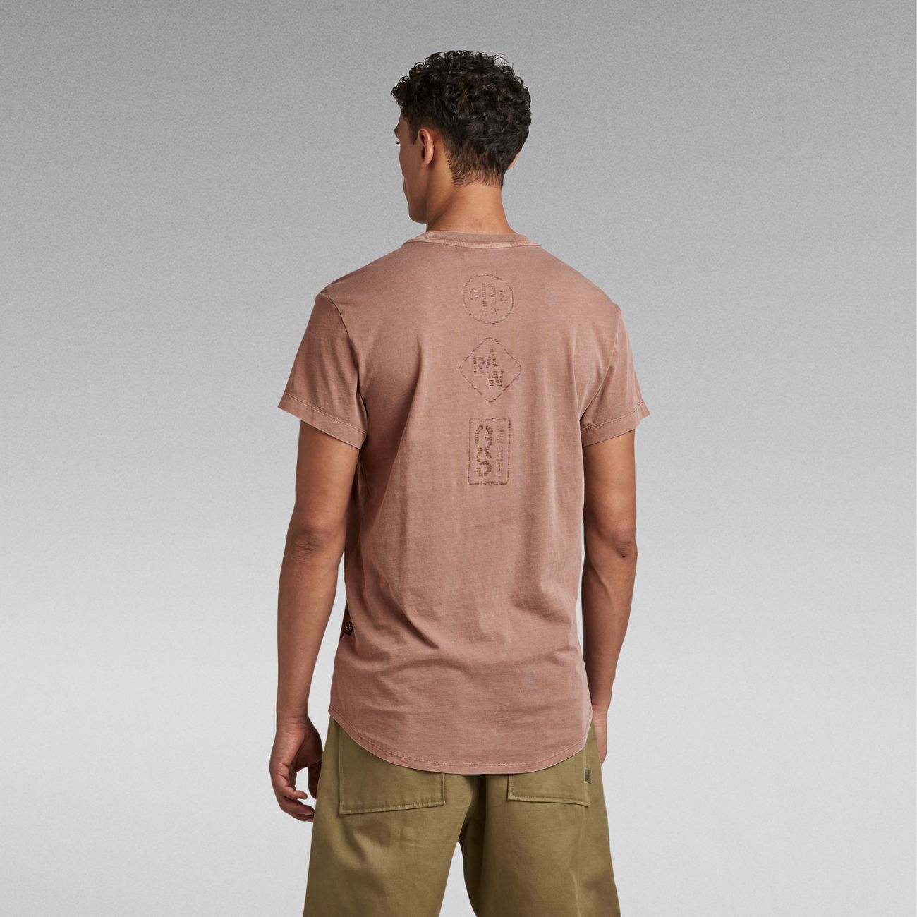 G-STAR RAW DENIM LASH BADGES R T Herren T-Shirt - G-Star Raw Denim - SAGATOO - 8720347473856