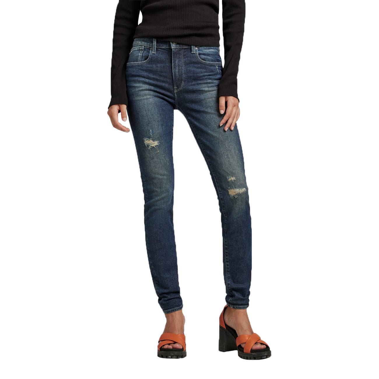 G-STAR RAW DENIM LHANA SKINNY Damen Jeans - G-Star Raw Denim - SAGATOO - 8720346668659