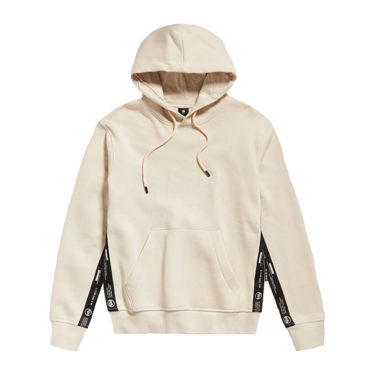 G-STAR RAW DENIM LOGO TAPE HOODED SWEATSHIRT Herren Kapuzenpullover - G-Star Raw Denim - SAGATOO - 8720346648590