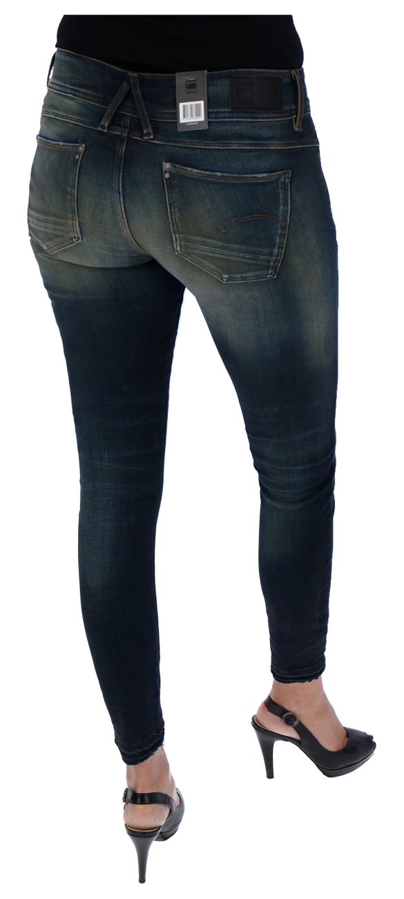 G-STAR RAW DENIM LYNN MID SKINNY RP ANKLE Damen Jeans - G-Star Raw Denim - SAGATOO - 8719769780772