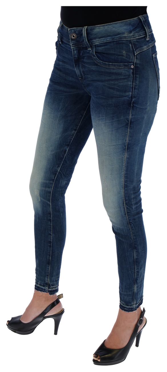 G-STAR RAW DENIM LYNN MID SKINNY RP ANKLE Damen Jeans - G-Star Raw Denim - SAGATOO - 8719769780772