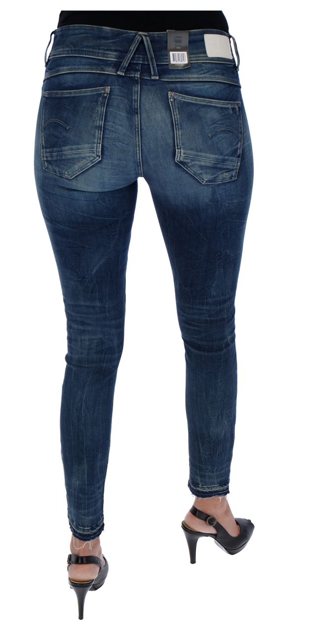G-STAR RAW DENIM LYNN MID SKINNY RP ANKLE Damen Jeans - G-Star Raw Denim - SAGATOO - 8719769781168