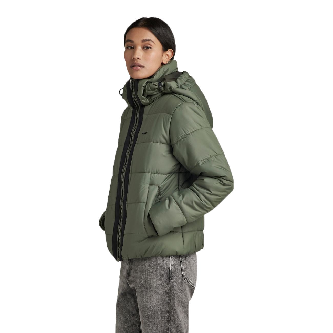 G-STAR RAW DENIM MEEFIC HOODED PADDED JACKET Damen Jacke - G-Star Raw Denim - SAGATOO - 8720346731575