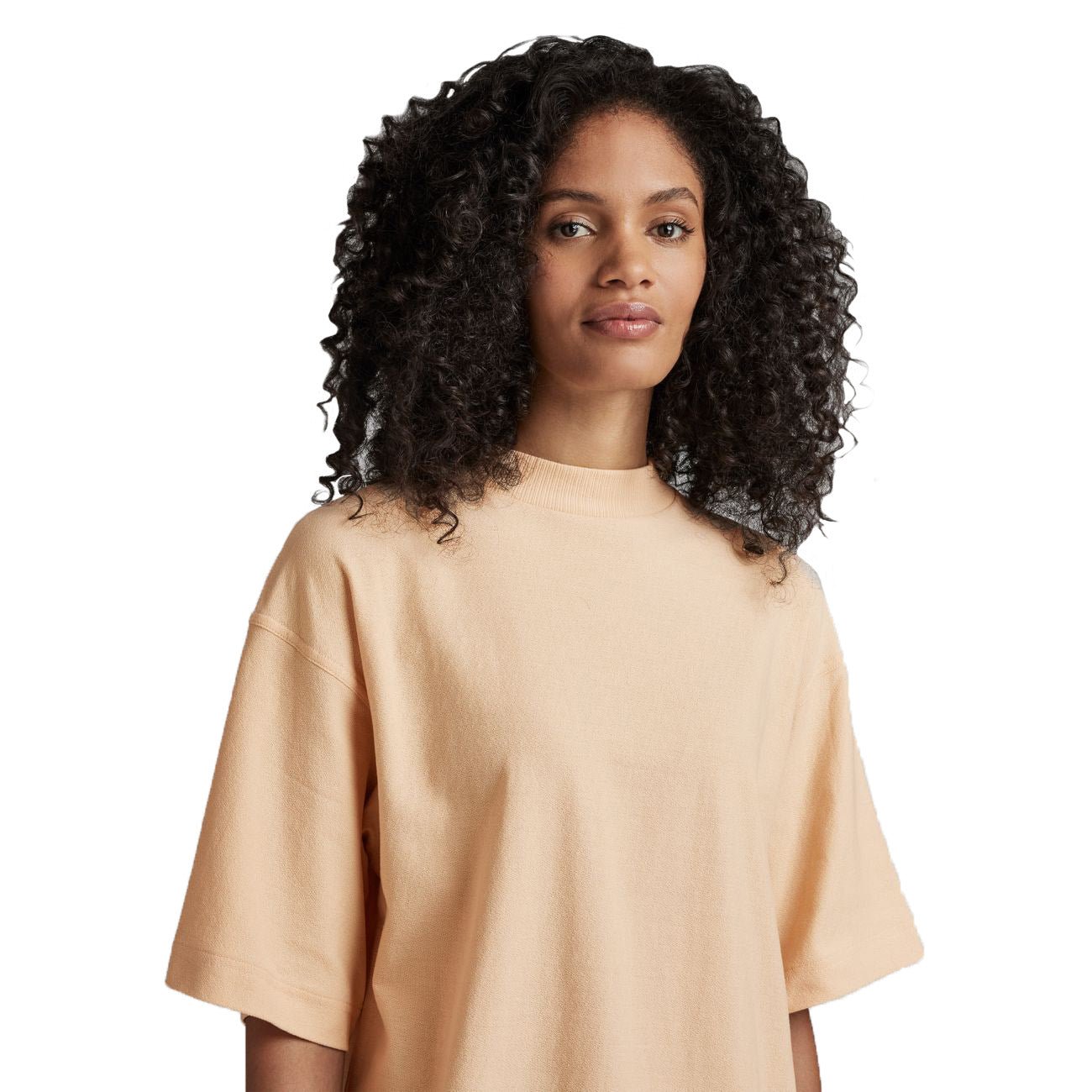 G-STAR RAW DENIM MOCK NECK LOOSE T WMN Damen T-Shirt - G-Star Raw Denim - SAGATOO - 8720347426197