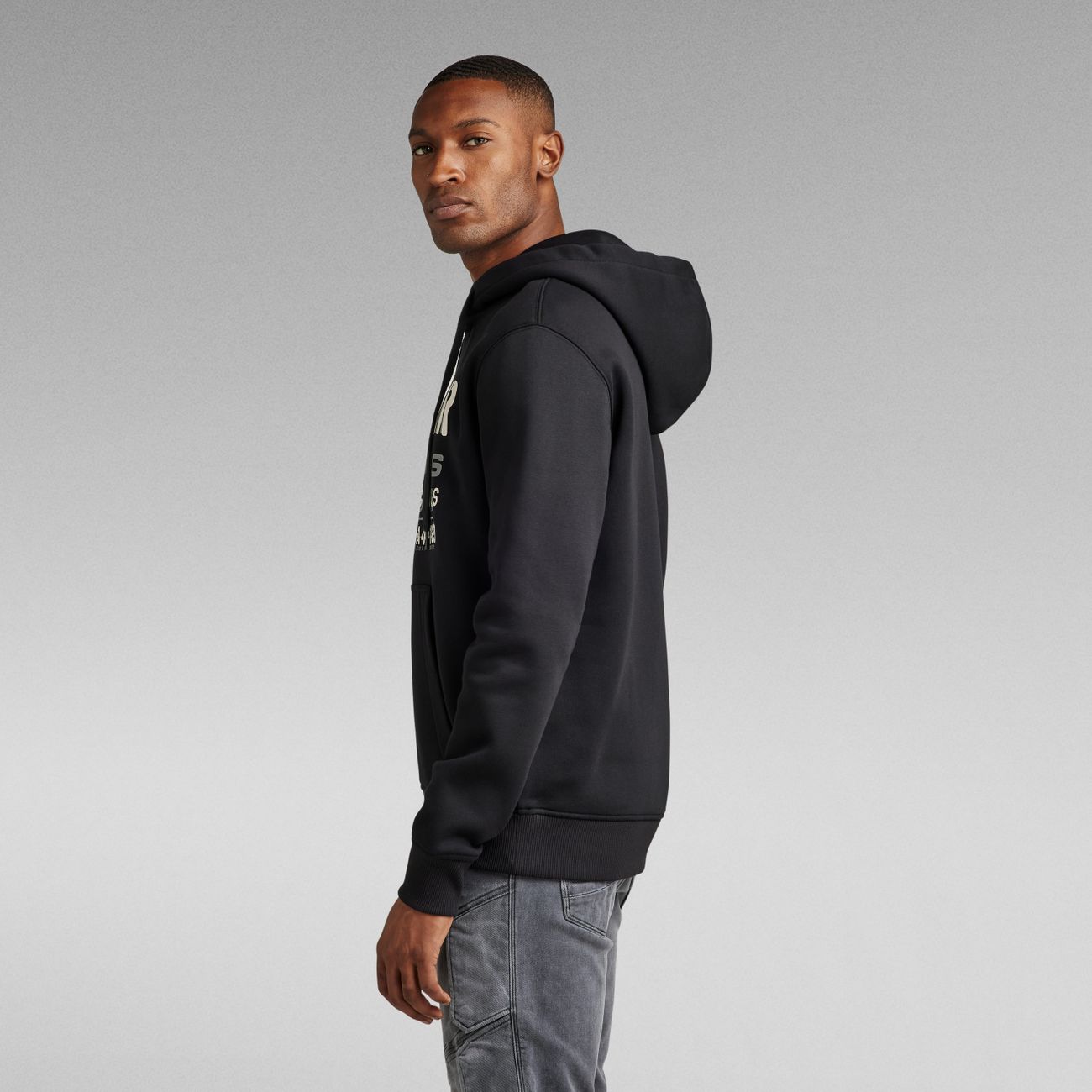 G-STAR RAW DENIM MULTI LAYER ORIGINALS HOODED Herren Sweatshirt - G-Star Raw Denim - SAGATOO - 8720346756721