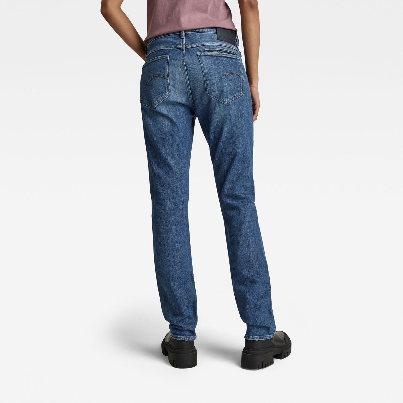 G-STAR RAW DENIM NOXER STRAIGHT WMN faded capri Damen Jeans - G-Star Raw Denim - SAGATOO - 8720346676401