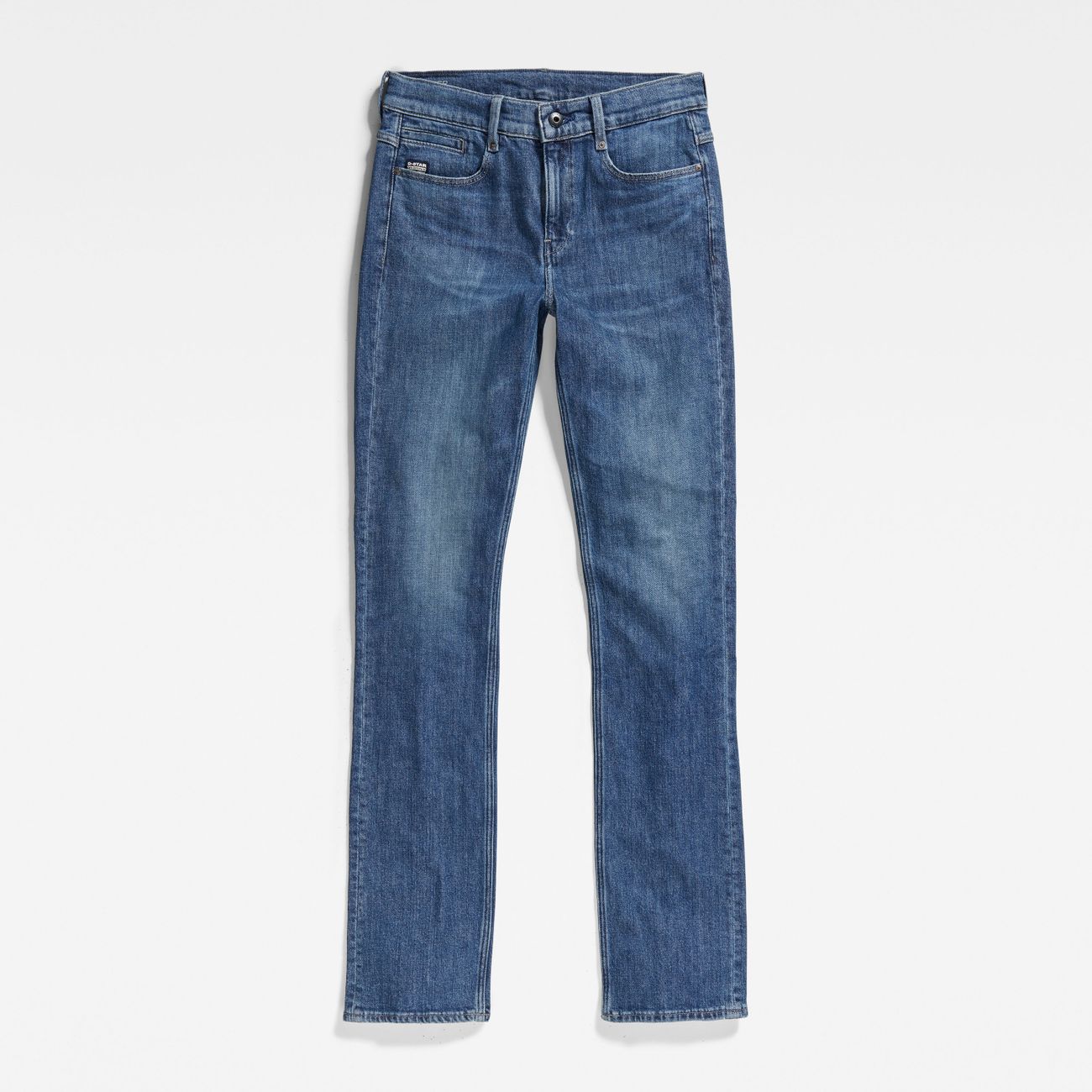 G-STAR RAW DENIM NOXER STRAIGHT WMN faded capri Damen Jeans - G-Star Raw Denim - SAGATOO - 8720346676401