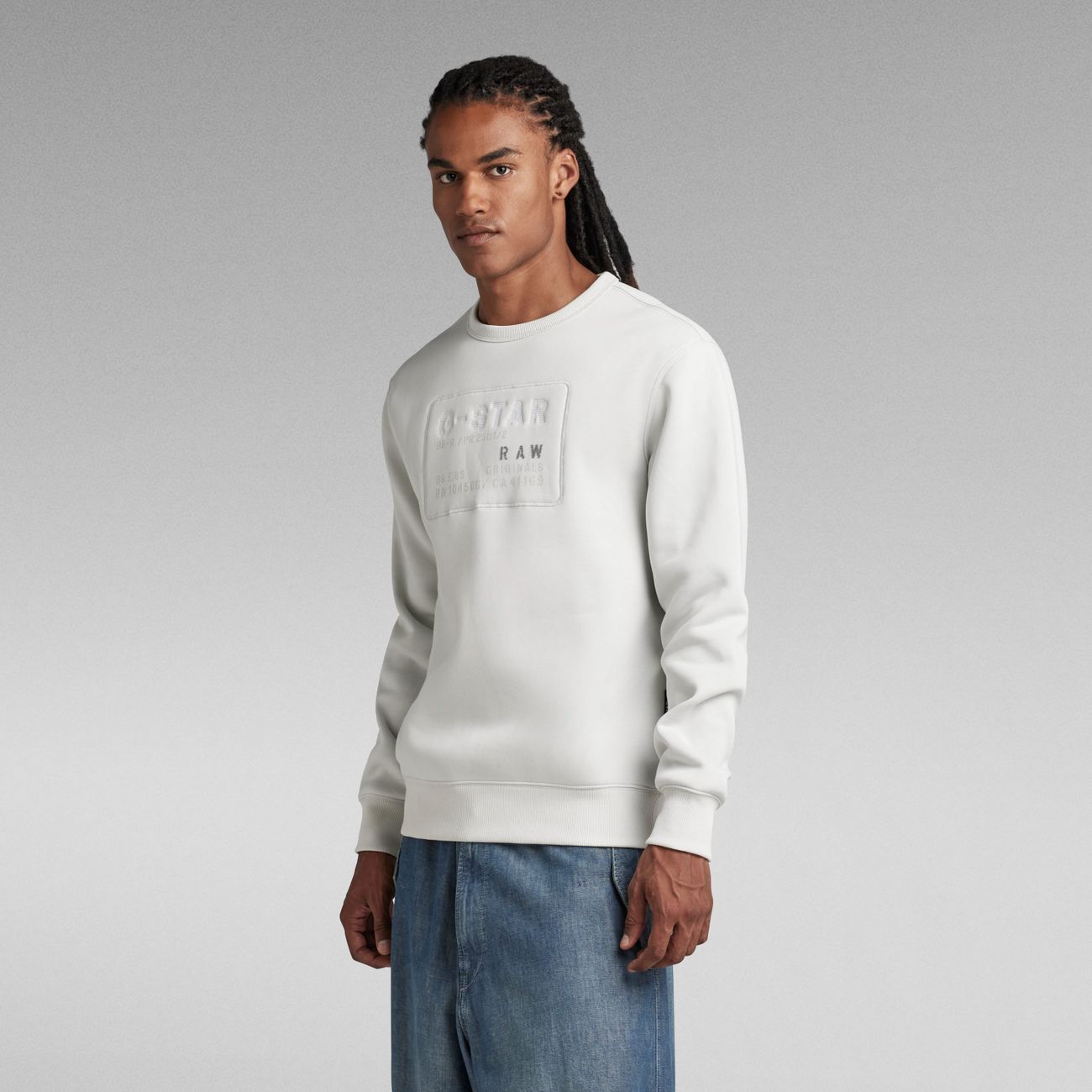 G-STAR RAW DENIM ORIGINAL R SWEATSHIRT Herren Sweatshirt - G-Star Raw Denim - SAGATOO - 8720347216934