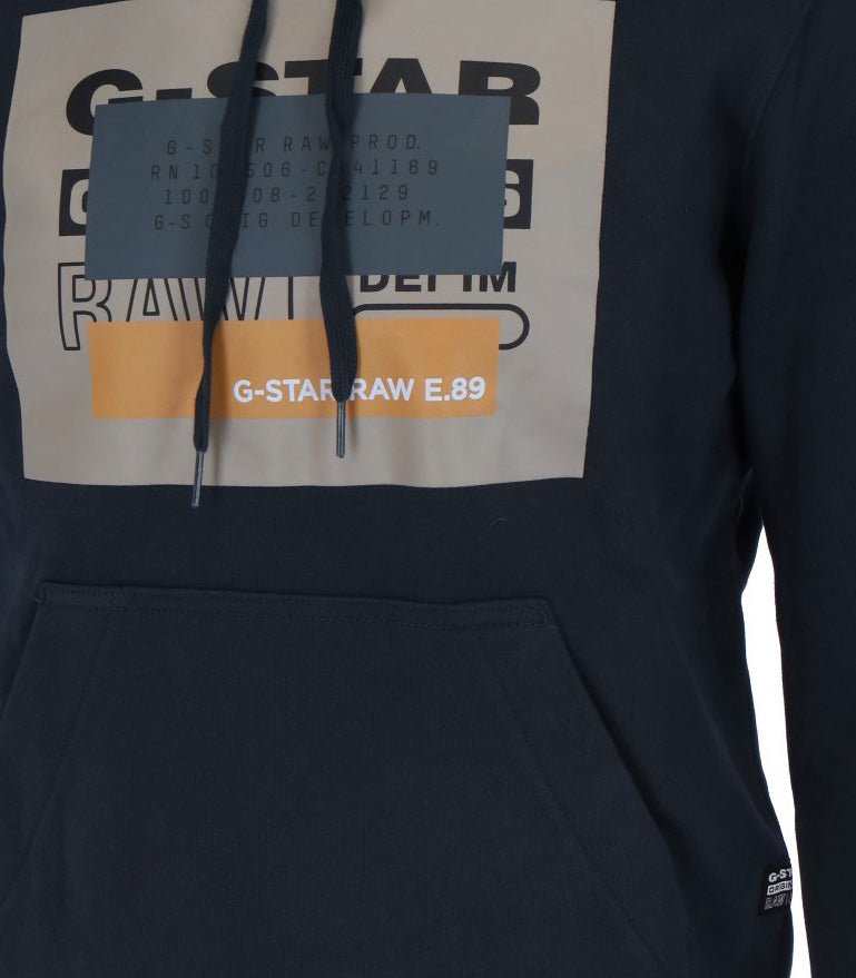 G-STAR RAW DENIM ORIGINALS HDD SWEAT Herren Kapuzenpullover - G-Star Raw Denim - SAGATOO - 8719772889318