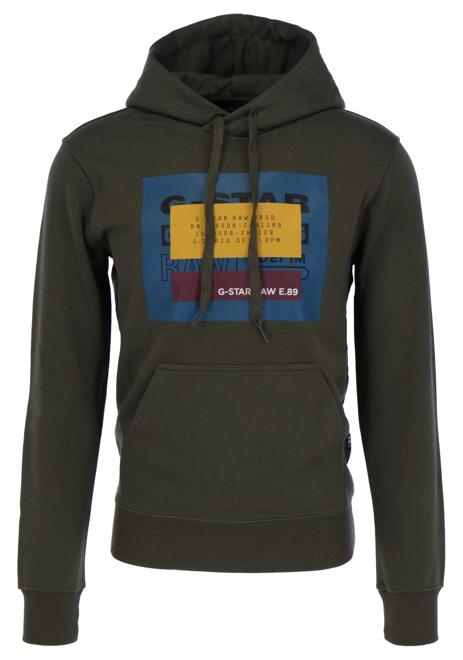 G-STAR RAW DENIM ORIGINALS HDD SWEAT Herren Kapuzenpullover - G-Star Raw Denim - SAGATOO - 8719772889400