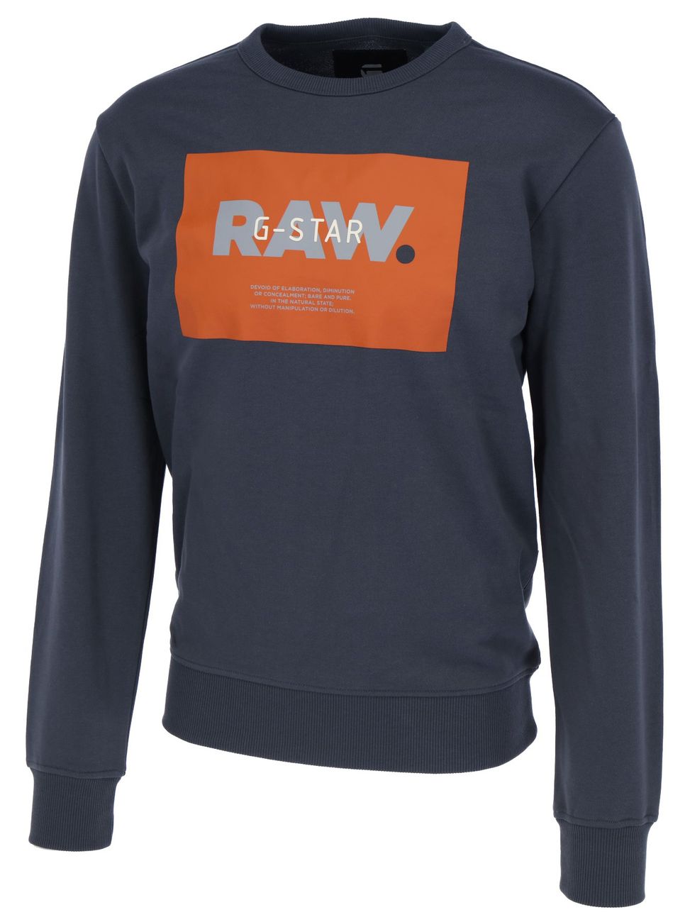 G-STAR RAW DENIM ORIGINALS LOGO SWEAT Herren Sweatshirt - G-Star Raw Denim - SAGATOO - 8720346216607