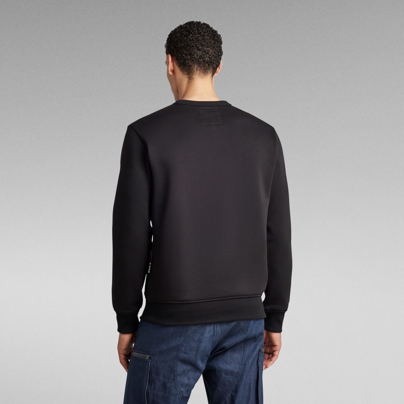 G-STAR RAW DENIM ORIGINALS STAMP R SWEAT Herren Sweatshirt - G-Star Raw Denim - SAGATOO - 8720346861869