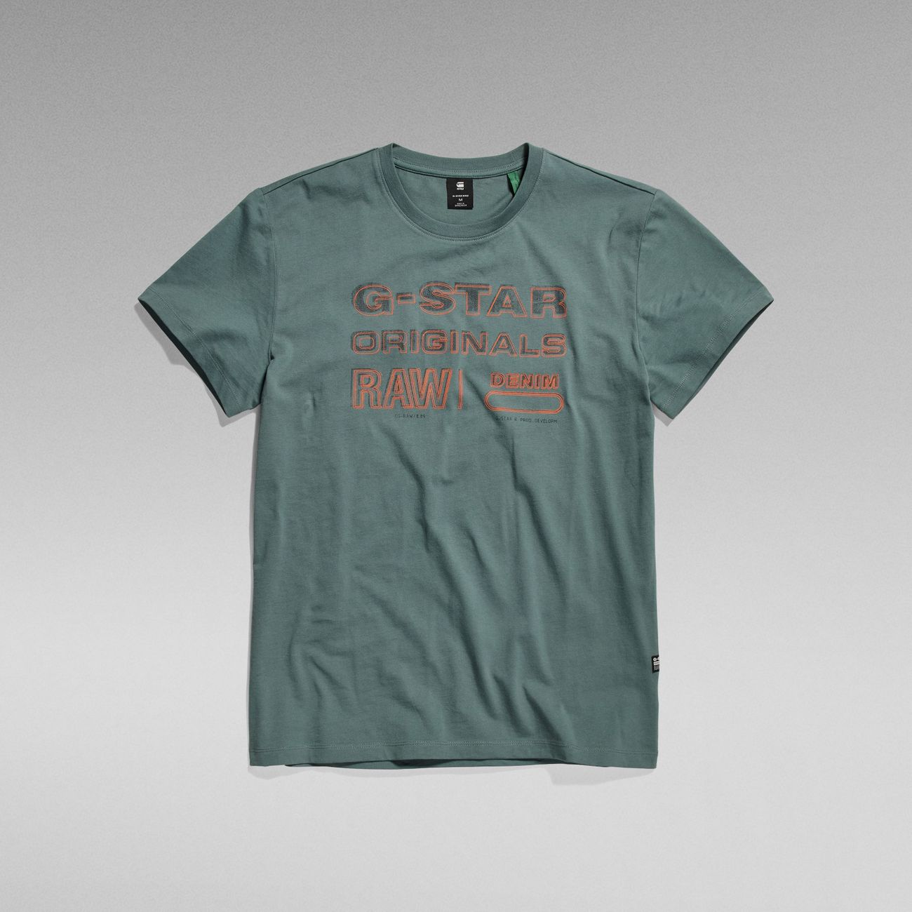G-STAR RAW DENIM ORIGINALS STAMP R T Herren T-Shirt - G-Star Raw Denim - SAGATOO - 8720346866727