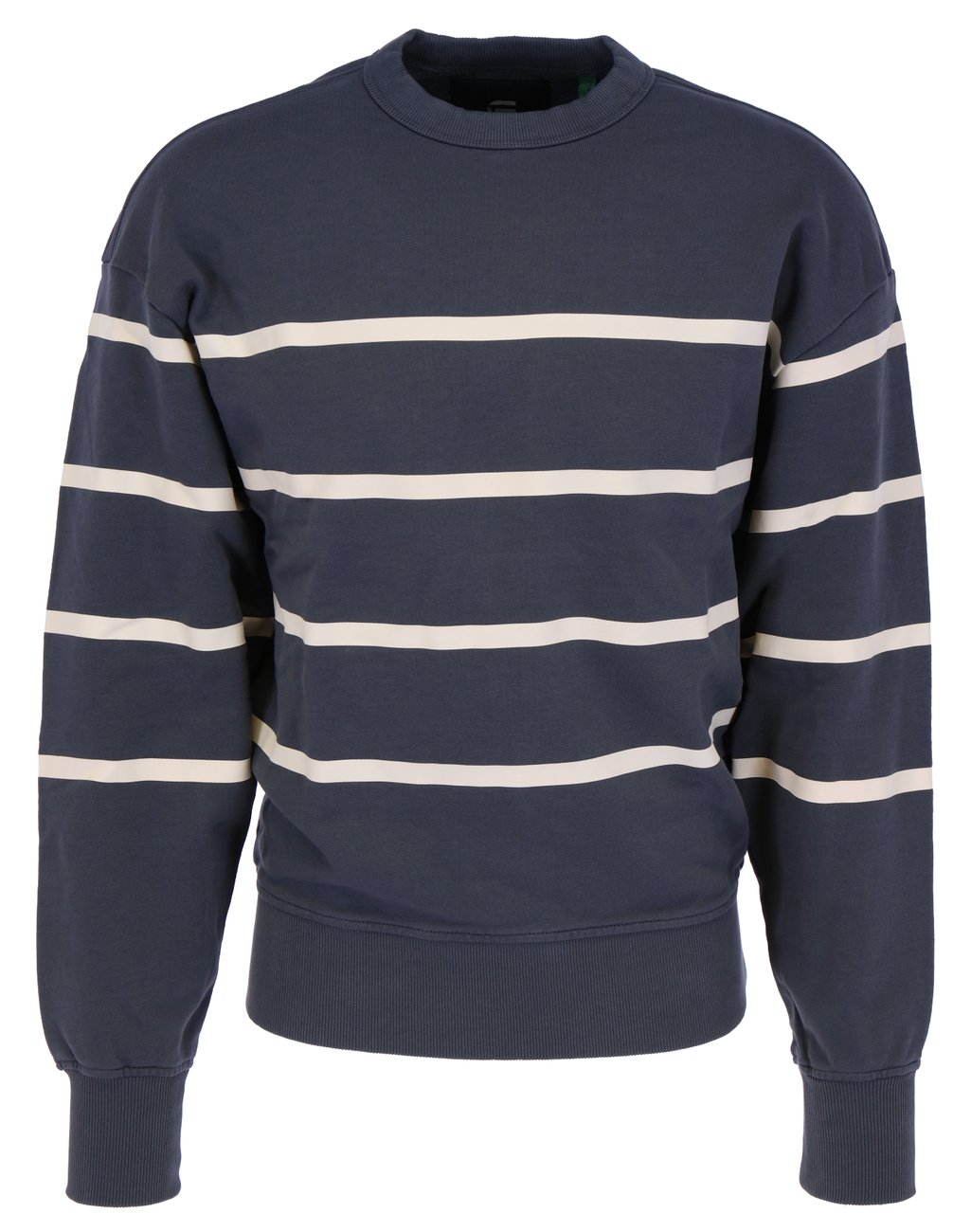 G-STAR RAW DENIM PLACED STRIPE LOOSE SWEATSHIRT Herren Sweatshirt - G-Star Raw Denim - SAGATOO - 8720346216881