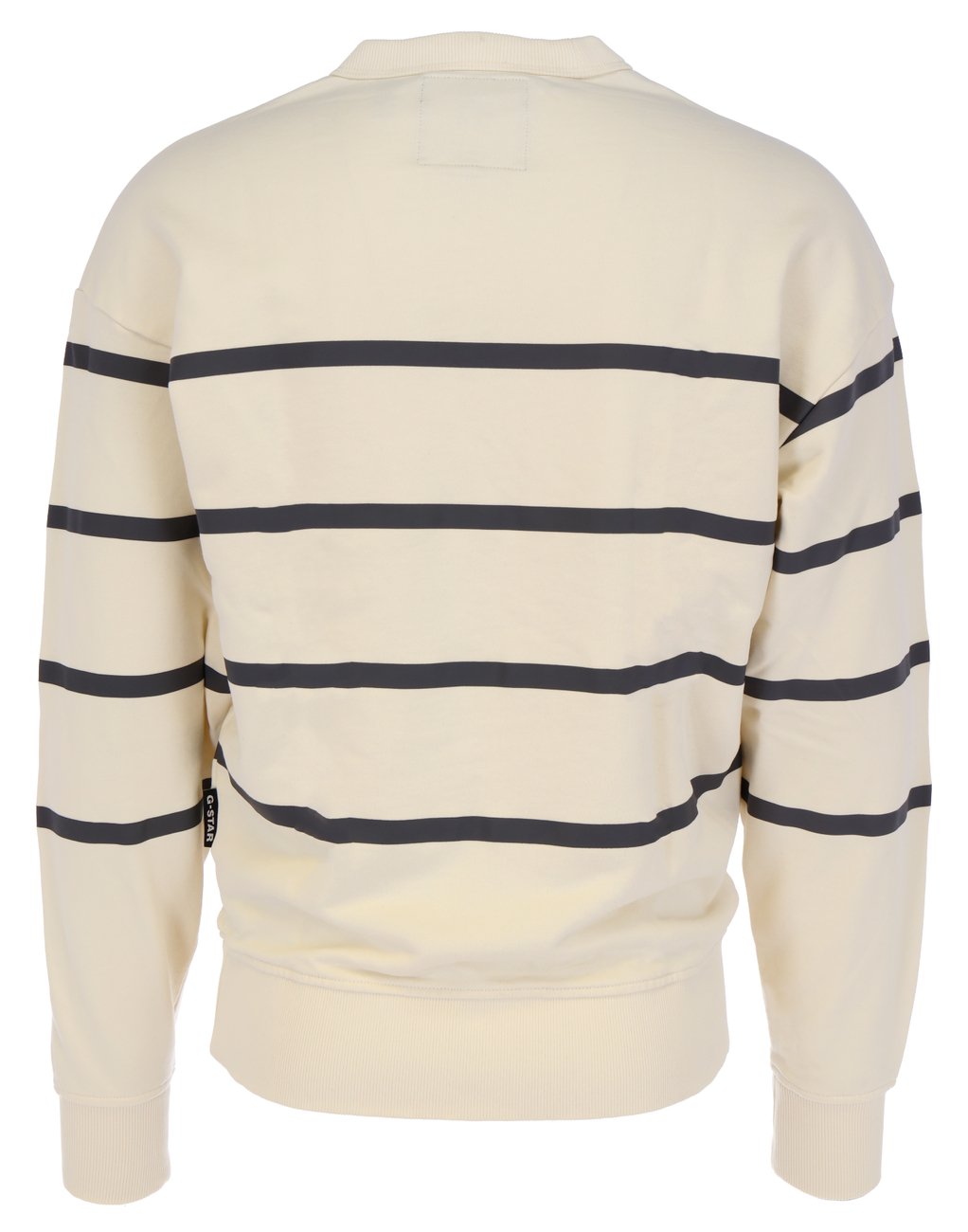 G-STAR RAW DENIM PLACED STRIPE LOOSE SWEATSHIRT Herren Sweatshirt - G-Star Raw Denim - SAGATOO - 8720346216942