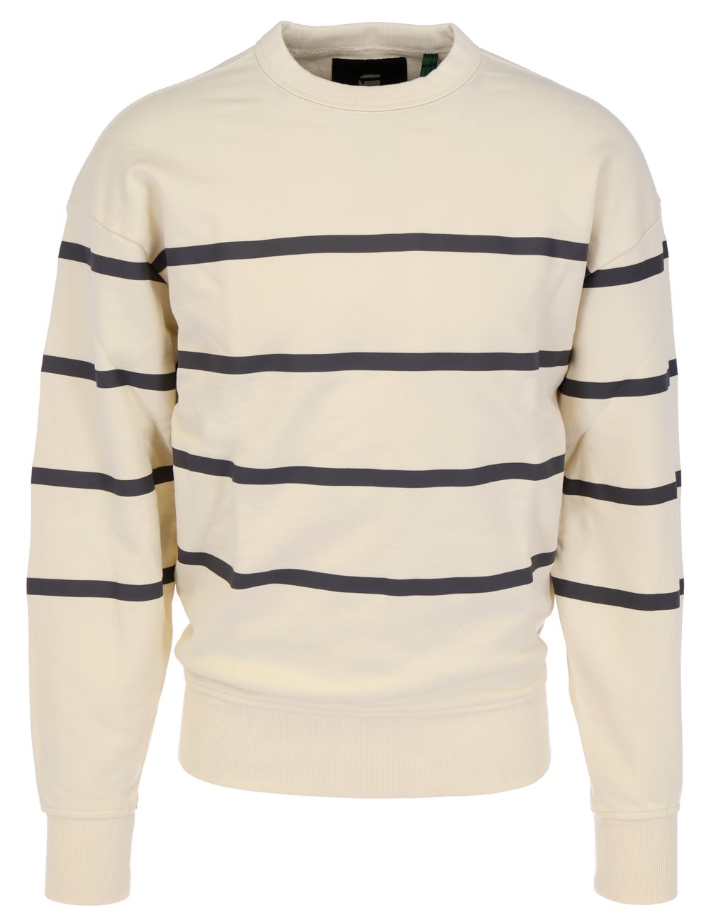 G-STAR RAW DENIM PLACED STRIPE LOOSE SWEATSHIRT Herren Sweatshirt - G-Star Raw Denim - SAGATOO - 8720346216942