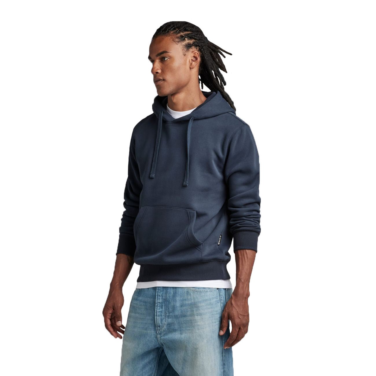 G-STAR RAW DENIM RAW EMBRO HOODED SWEAT Herren Kapuzenpullover - G-Star Raw Denim - SAGATOO - 8720347216569