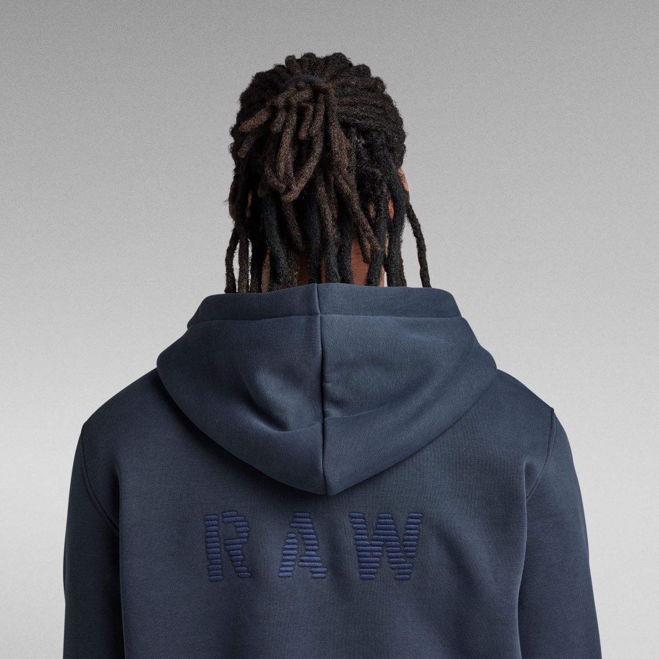 G-STAR RAW DENIM RAW EMBRO HOODED SWEAT Herren Kapuzenpullover - G-Star Raw Denim - SAGATOO - 8720347216569