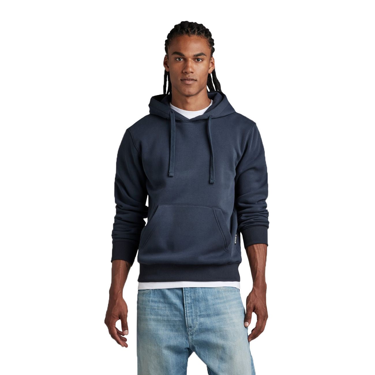 G-STAR RAW DENIM RAW EMBRO HOODED SWEAT Herren Kapuzenpullover - G-Star Raw Denim - SAGATOO - 8720347216569