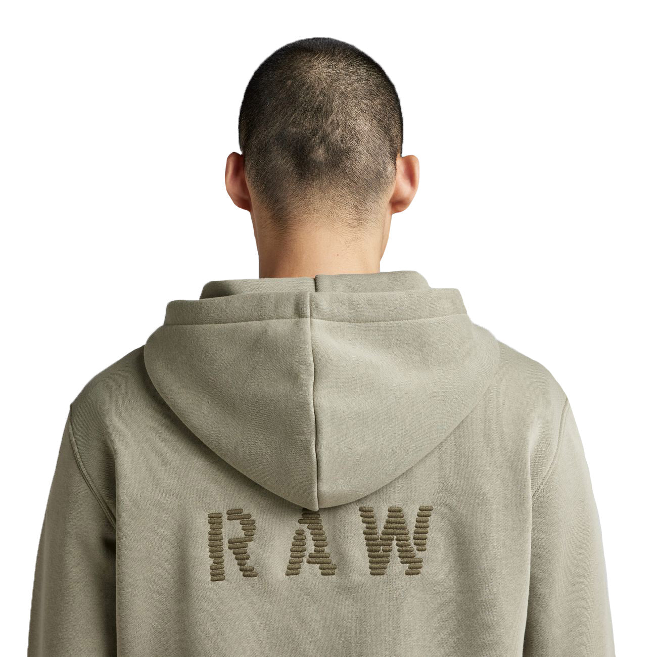 G-STAR RAW DENIM RAW EMBRO HOODED SWEAT Herren Kapuzenpullover - G-Star Raw Denim - SAGATOO - 8720347216569
