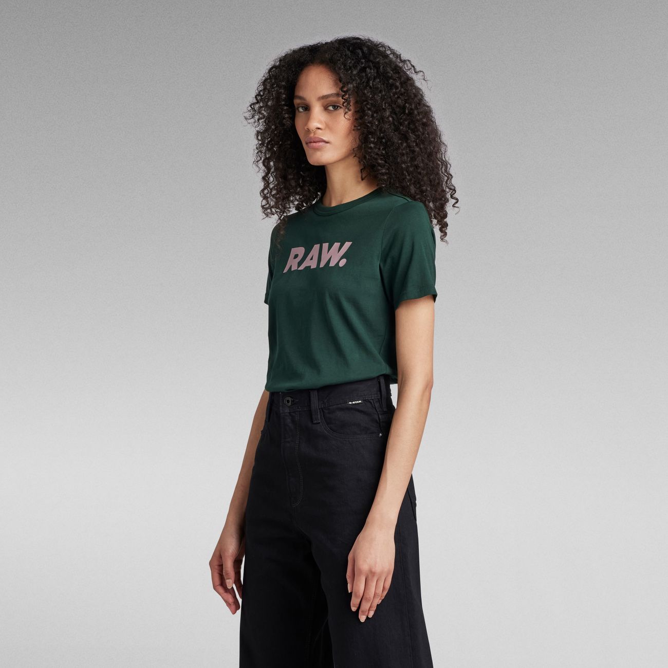 G-STAR RAW DENIM RAW. SLIM R T Damen T-Shirt - G-Star Raw Denim - SAGATOO - 8720346841724