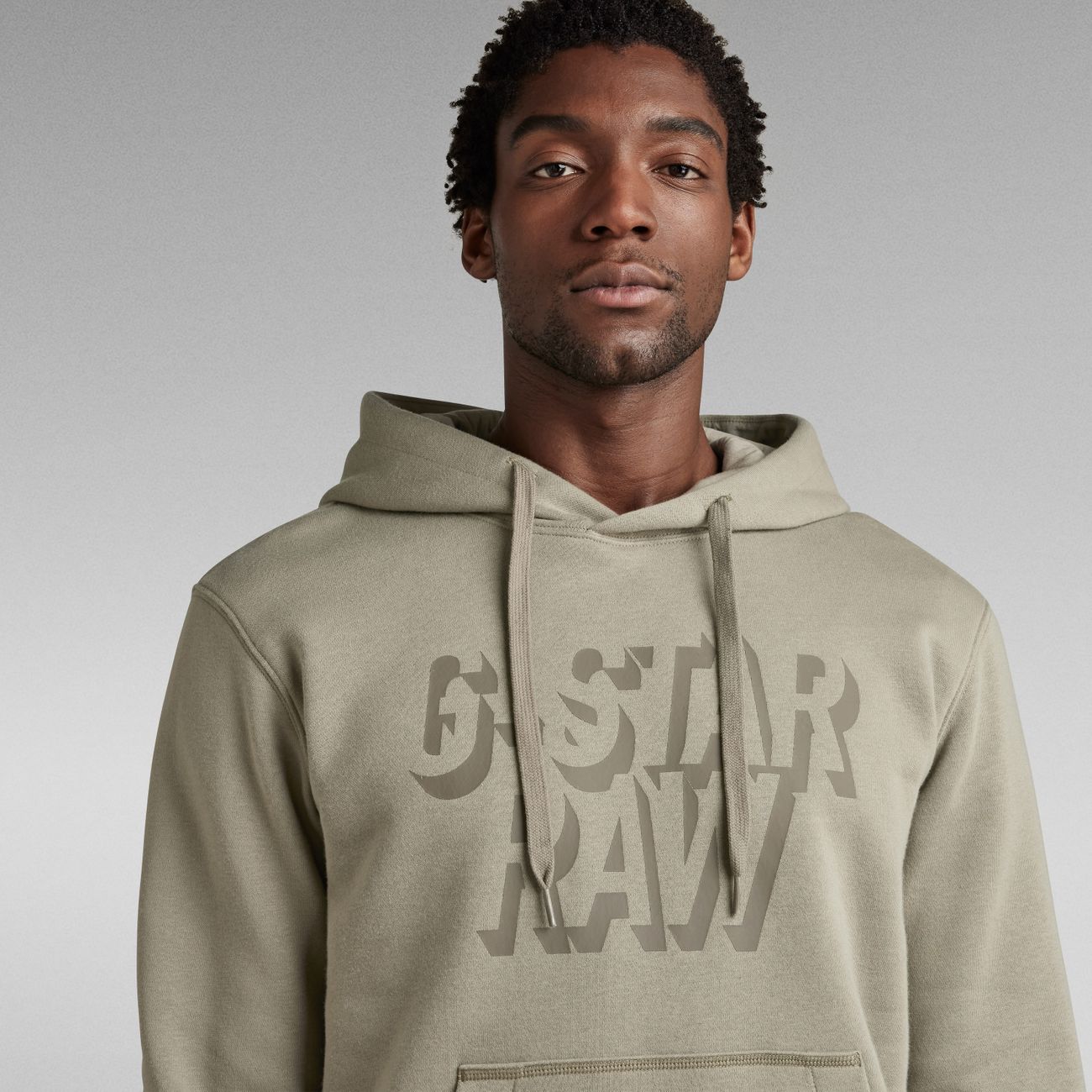 G-STAR RAW DENIM RETRO SHADOW GRAPHIC HOODED Herren Sweatshirt - G-Star Raw Denim - SAGATOO - 8720346757193