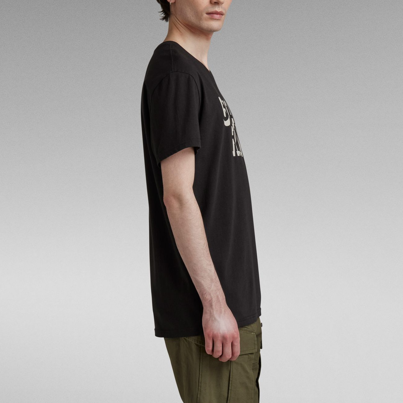 G-STAR RAW DENIM RETRO SHADOW GRAPHIC R T Herren T-Shirt - G-Star Raw Denim - SAGATOO - 8720346753492