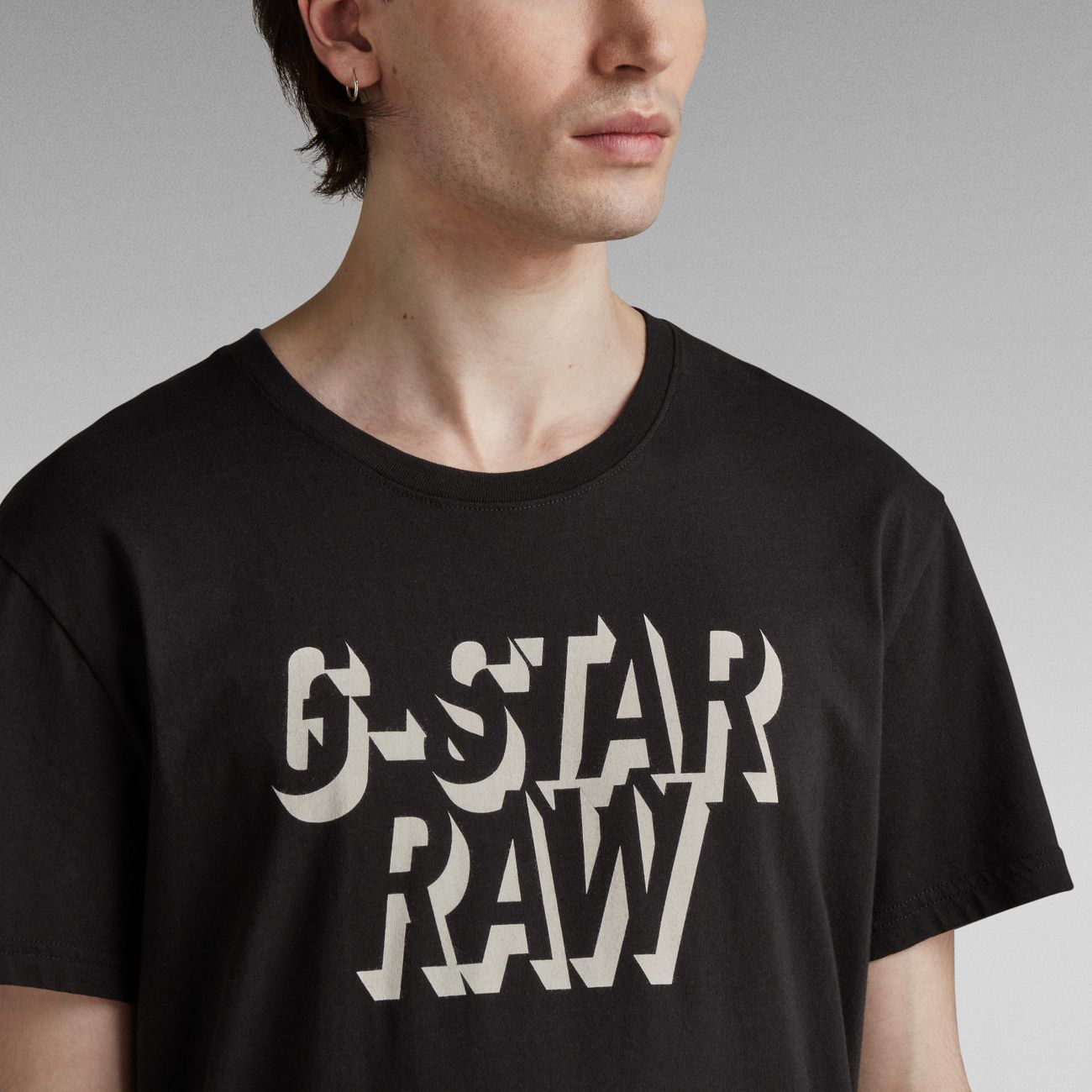 G-STAR RAW DENIM RETRO SHADOW GRAPHIC R T Herren T-Shirt - G-Star Raw Denim - SAGATOO - 8720346753492