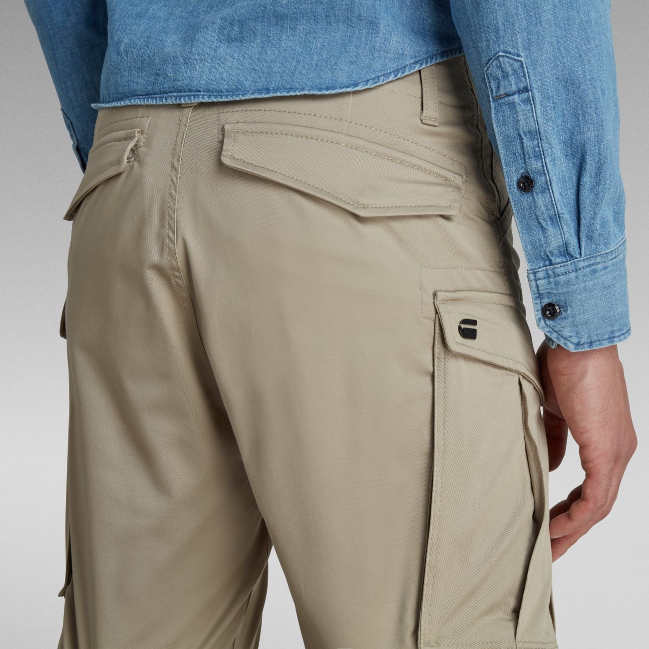 G-STAR RAW DENIM ROVIC ZIP RELAXED 1/2 SHORT Herren Short - G-Star Raw Denim - SAGATOO - 8719368764005