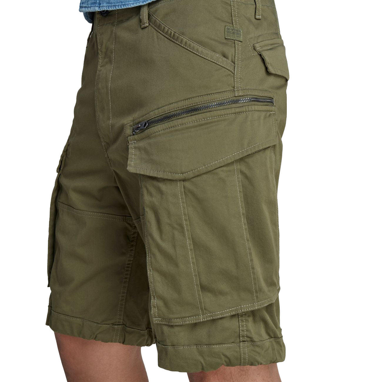 G-STAR RAW DENIM ROVIC ZIP RELAXED 1/2 SHORT Herren Short - G-Star Raw Denim - SAGATOO - 8719368764470