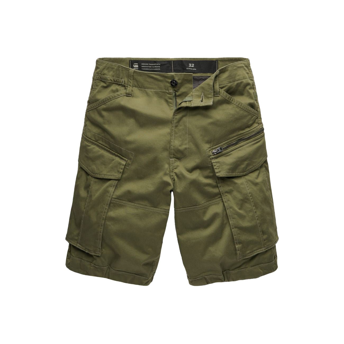 G-STAR RAW DENIM ROVIC ZIP RELAXED 1/2 SHORT Herren Short - G-Star Raw Denim - SAGATOO - 8719368764470