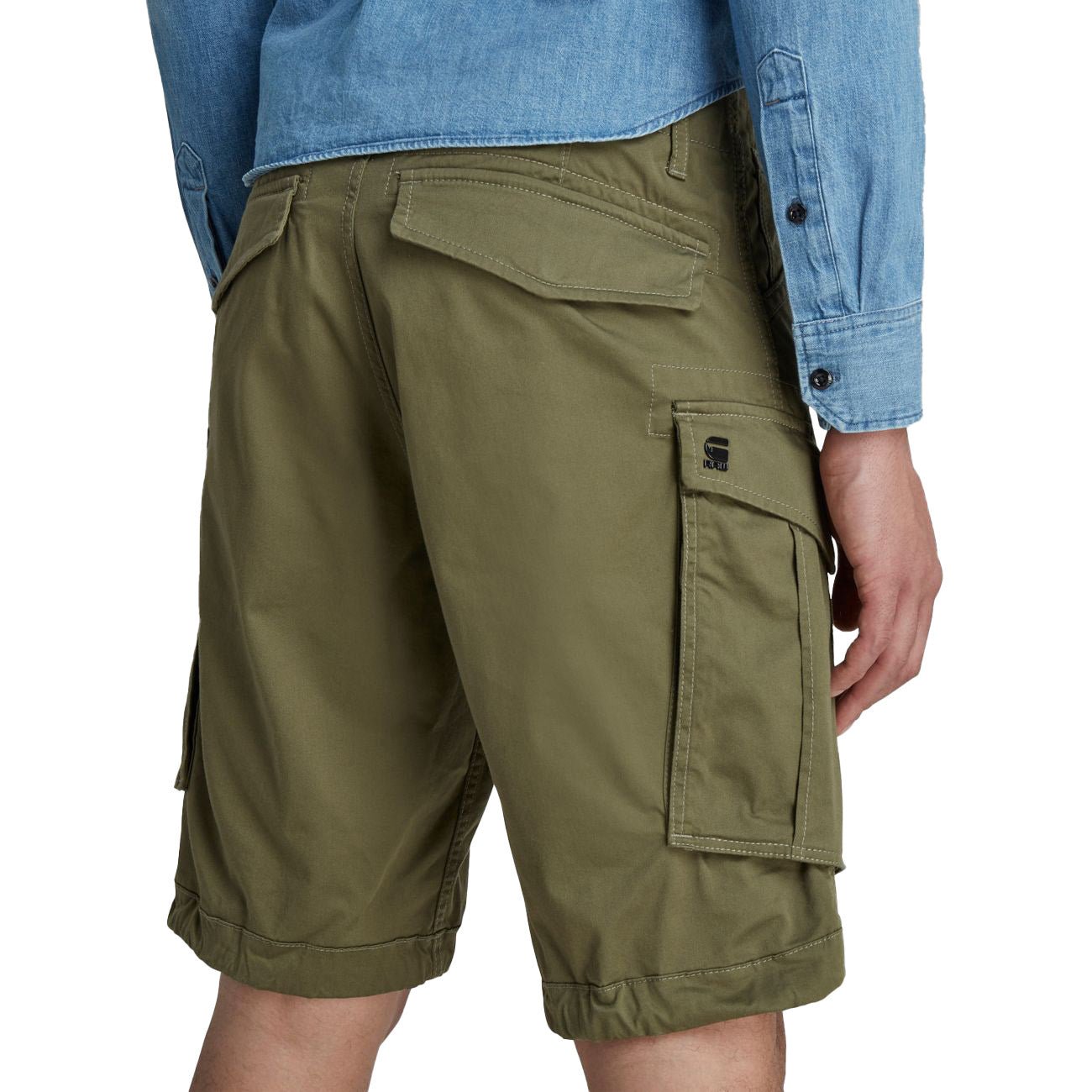 G-STAR RAW DENIM ROVIC ZIP RELAXED 1/2 SHORT Herren Short - G-Star Raw Denim - SAGATOO - 8719368764470