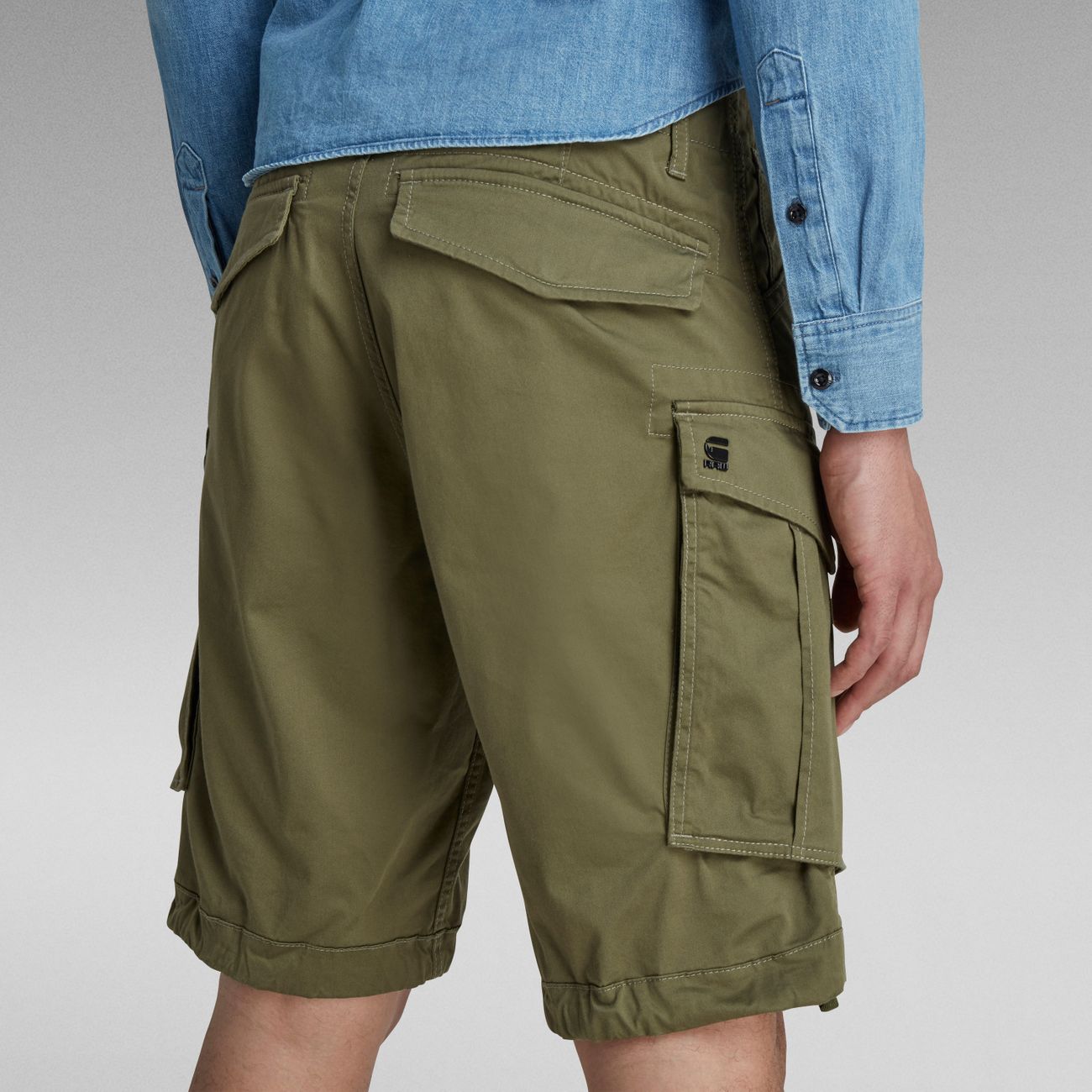 G-STAR RAW DENIM ROVIC ZIP RELAXED 1/2 SHORT Herren Short - G-Star Raw Denim - SAGATOO - 8719368764470