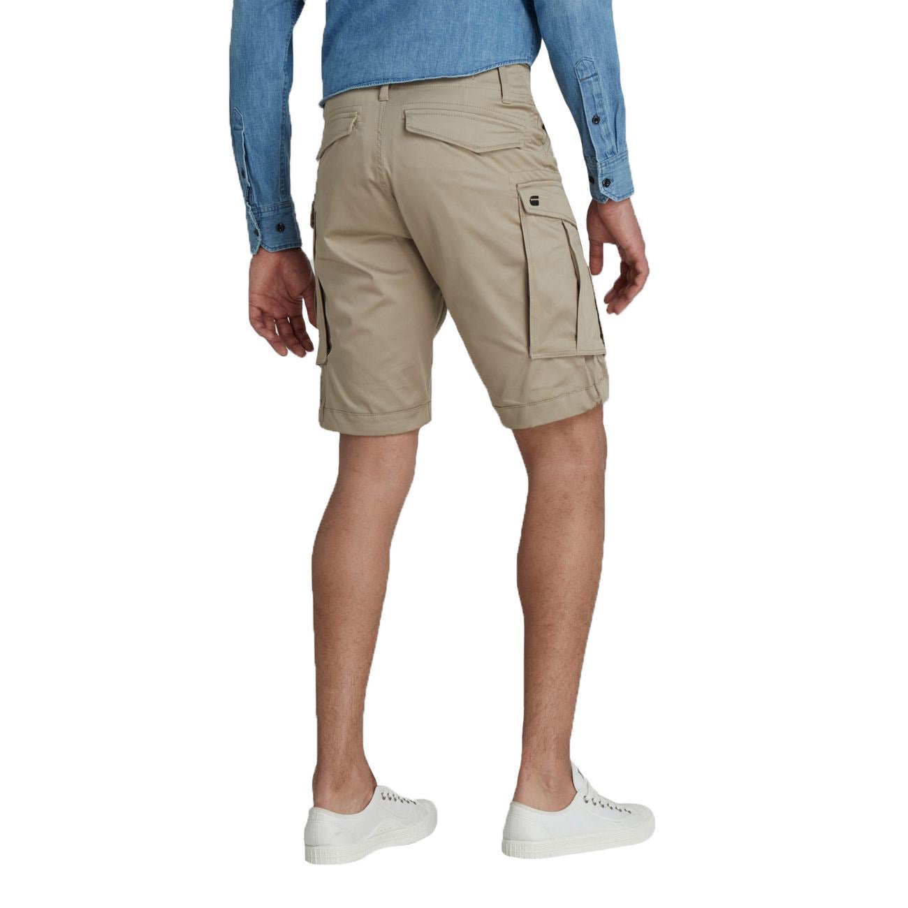 G-STAR RAW DENIM ROVIC ZIP RELAXED 1/2 SHORT Herren Short - G-Star Raw Denim - SAGATOO - 8719368764470