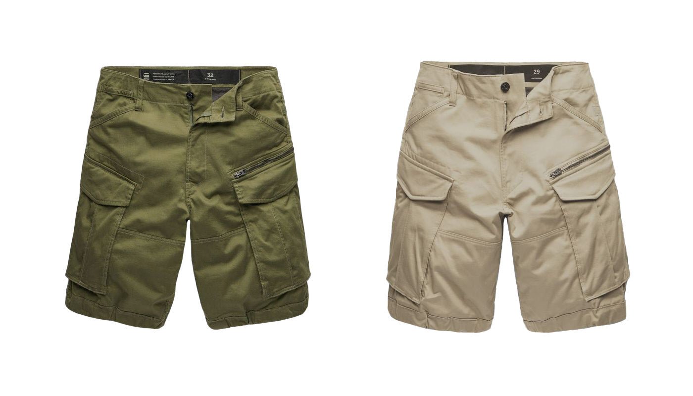 G-STAR RAW DENIM ROVIC ZIP RELAXED 1/2 SHORT Herren Short - G-Star Raw Denim - SAGATOO - 8719368764470