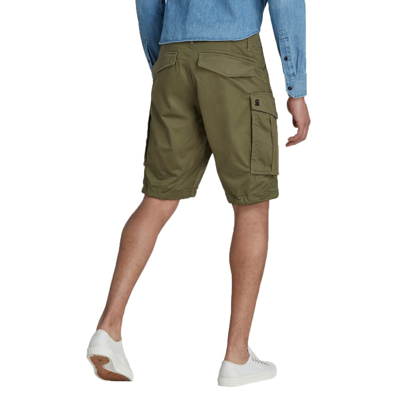 G-STAR RAW DENIM ROVIC ZIP RELAXED 1/2 SHORT Herren Short - G-Star Raw Denim - SAGATOO - 8719368764470