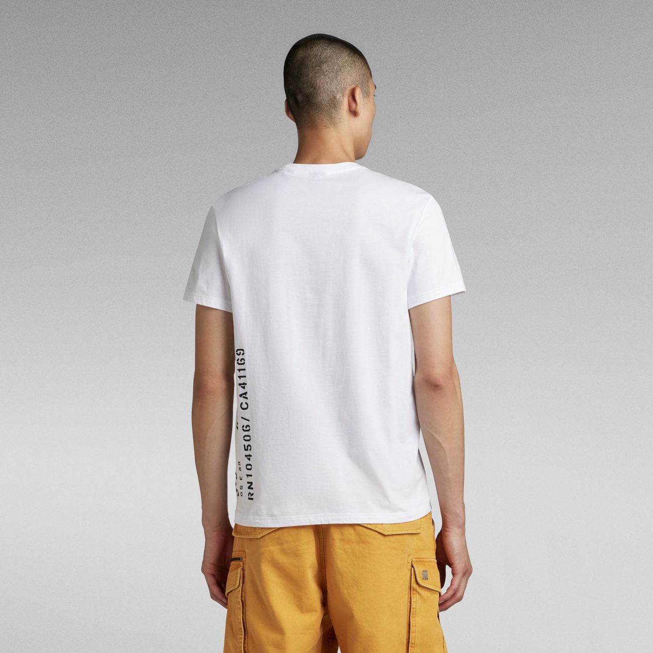 G-STAR RAW DENIM SIDE STENCIL R T Herren T-Shirt - G-Star Raw Denim - SAGATOO - 8720347224939