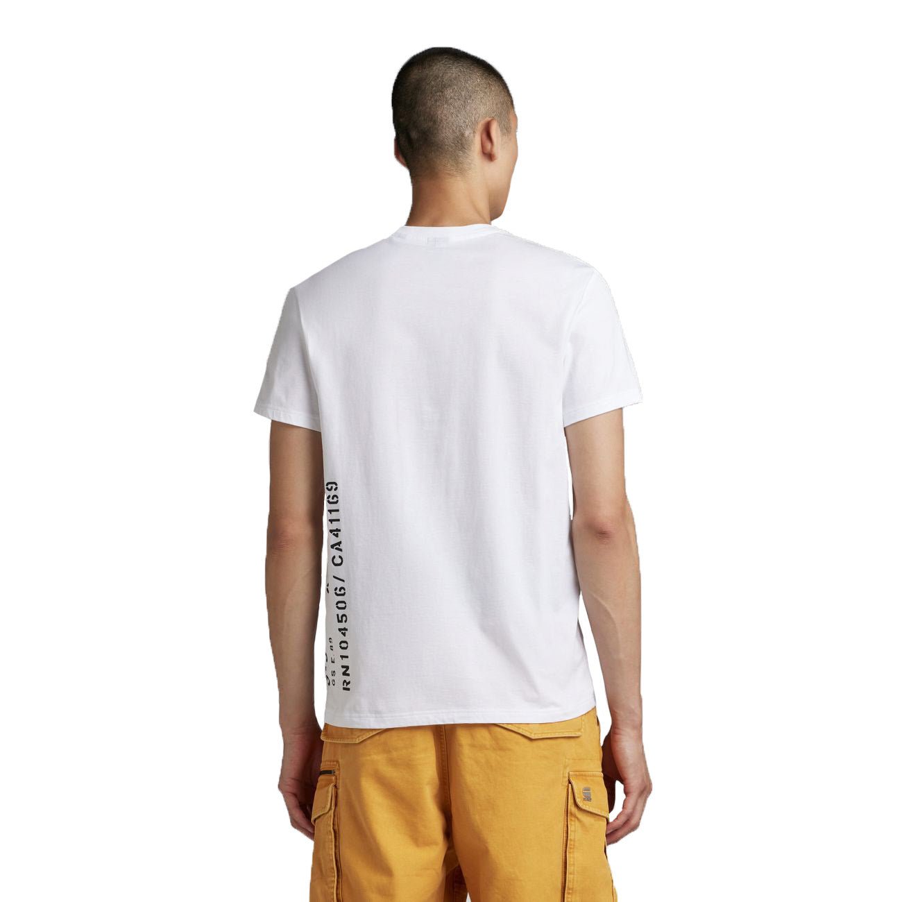 G-STAR RAW DENIM SIDE STENCIL R T Herren T-Shirt - G-Star Raw Denim - SAGATOO - 8720347427705