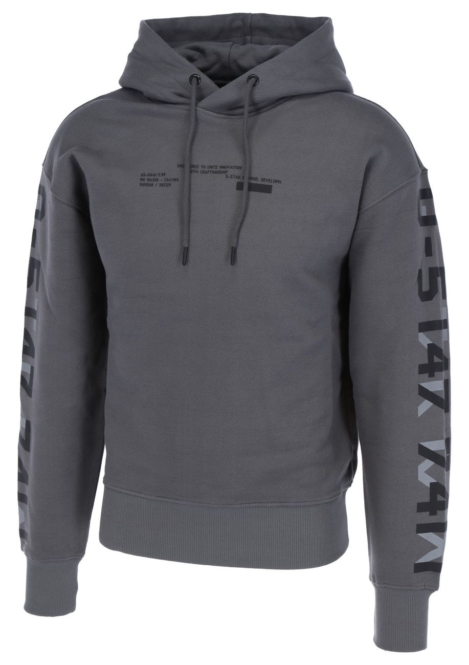 G-STAR RAW DENIM SLEEVE GRAPHICS LOOSE HDD SW Herren Kapuzenpullover - G-Star Raw Denim - SAGATOO - 8719772925078