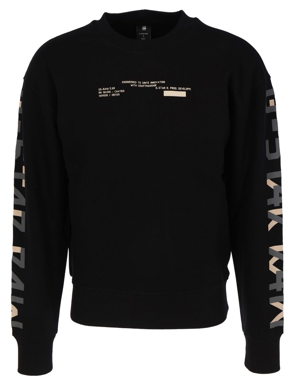 G-STAR RAW DENIM SLEEVE GRAPHICS LOOSE R SWEAT Herren Sweatshirt - G-Star Raw Denim - SAGATOO - 8719772889653