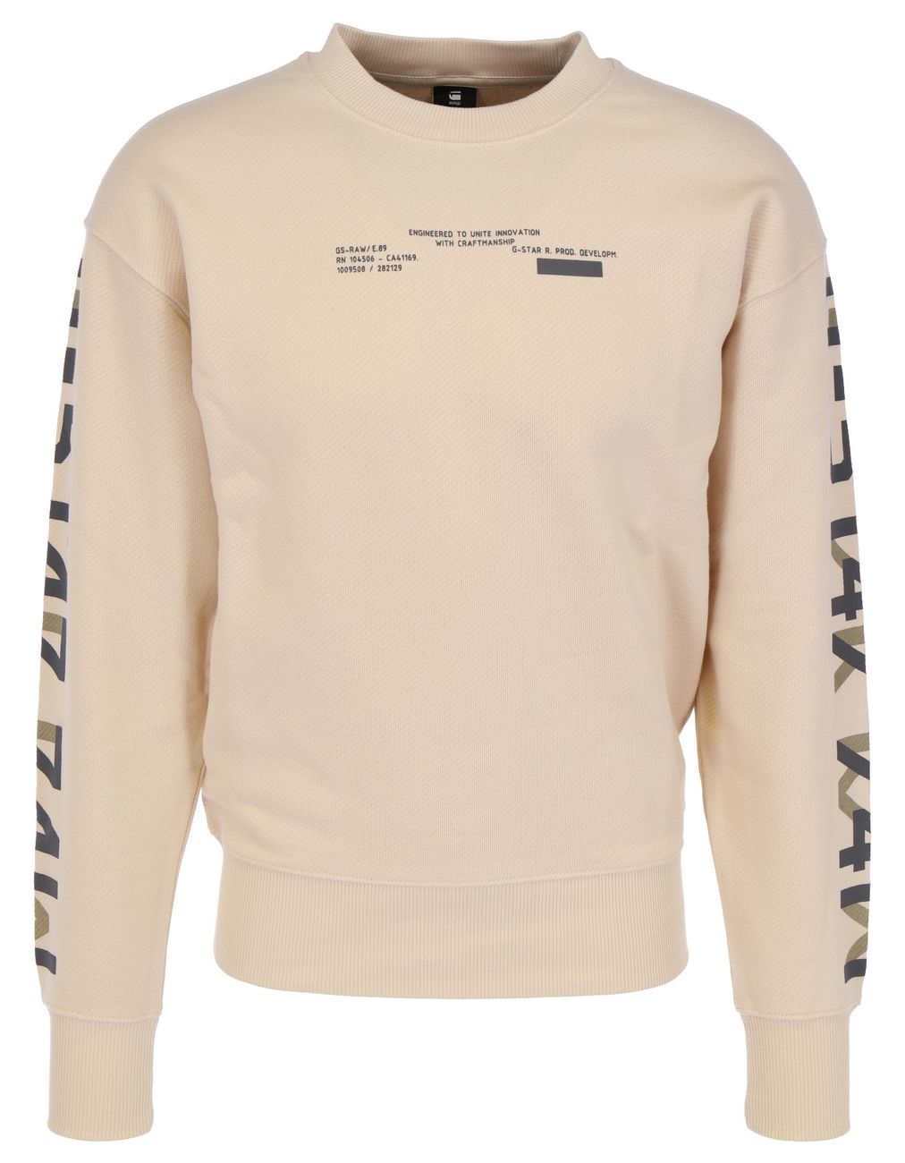 G-STAR RAW DENIM SLEEVE GRAPHICS LOOSE R SWEAT Herren Sweatshirt - G-Star Raw Denim - SAGATOO - 8719772889721