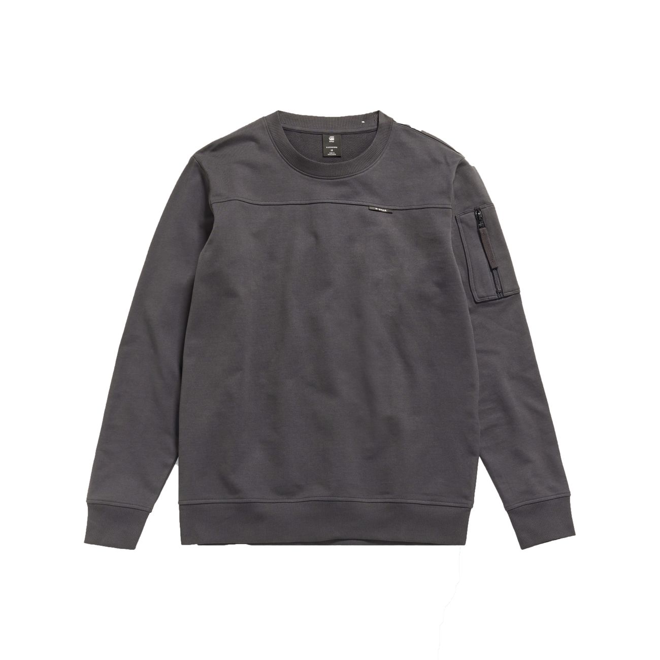 G-STAR RAW DENIM SLEEVE POCKET TWEETER Herren Sweatshirt - G-Star Raw Denim - SAGATOO - 8720347878835