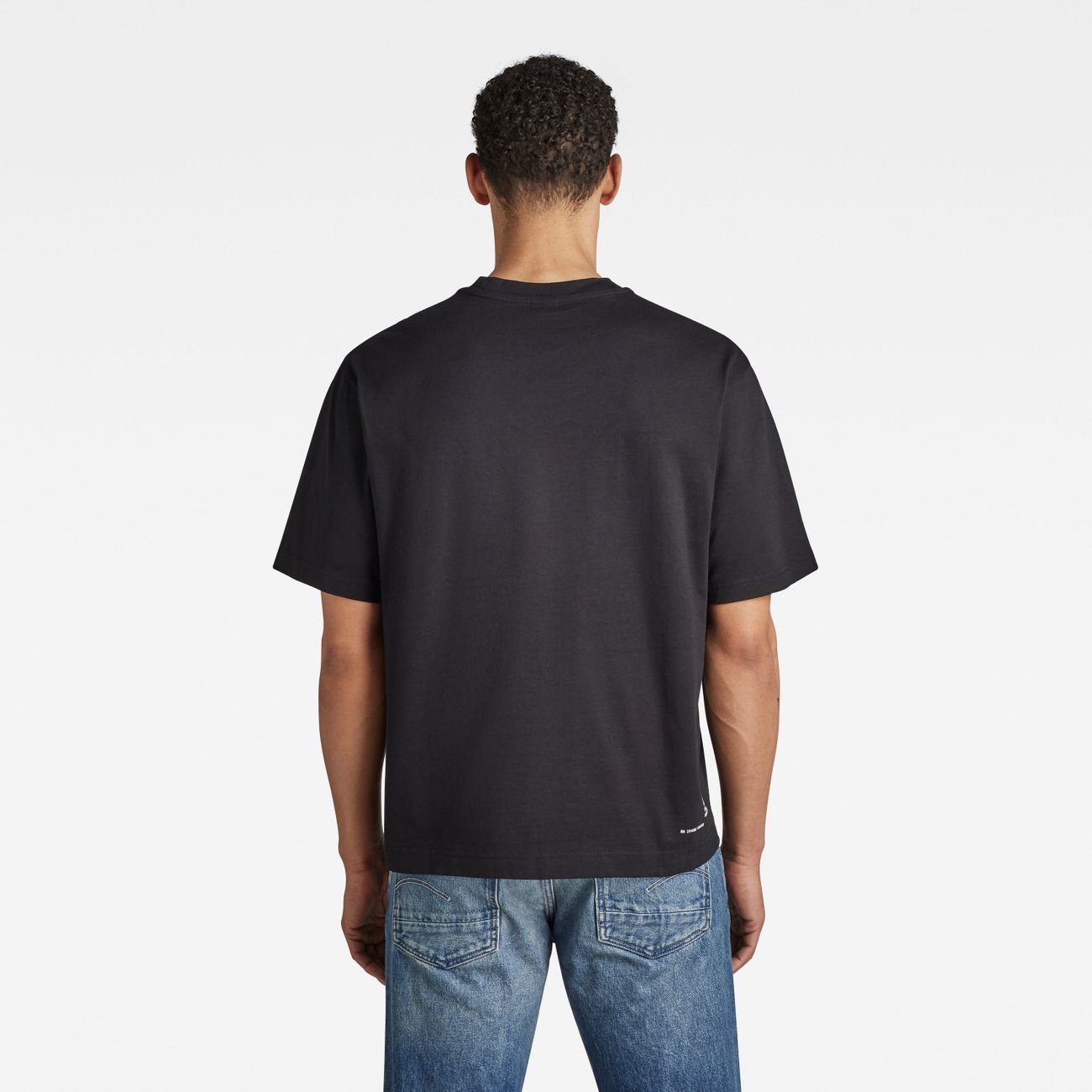 G-STAR RAW DENIM STENCIL CENTER GRAPHIC BOXY T-SHIRT Herren T-Shirt - G-Star Raw Denim - SAGATOO - 8720346868639