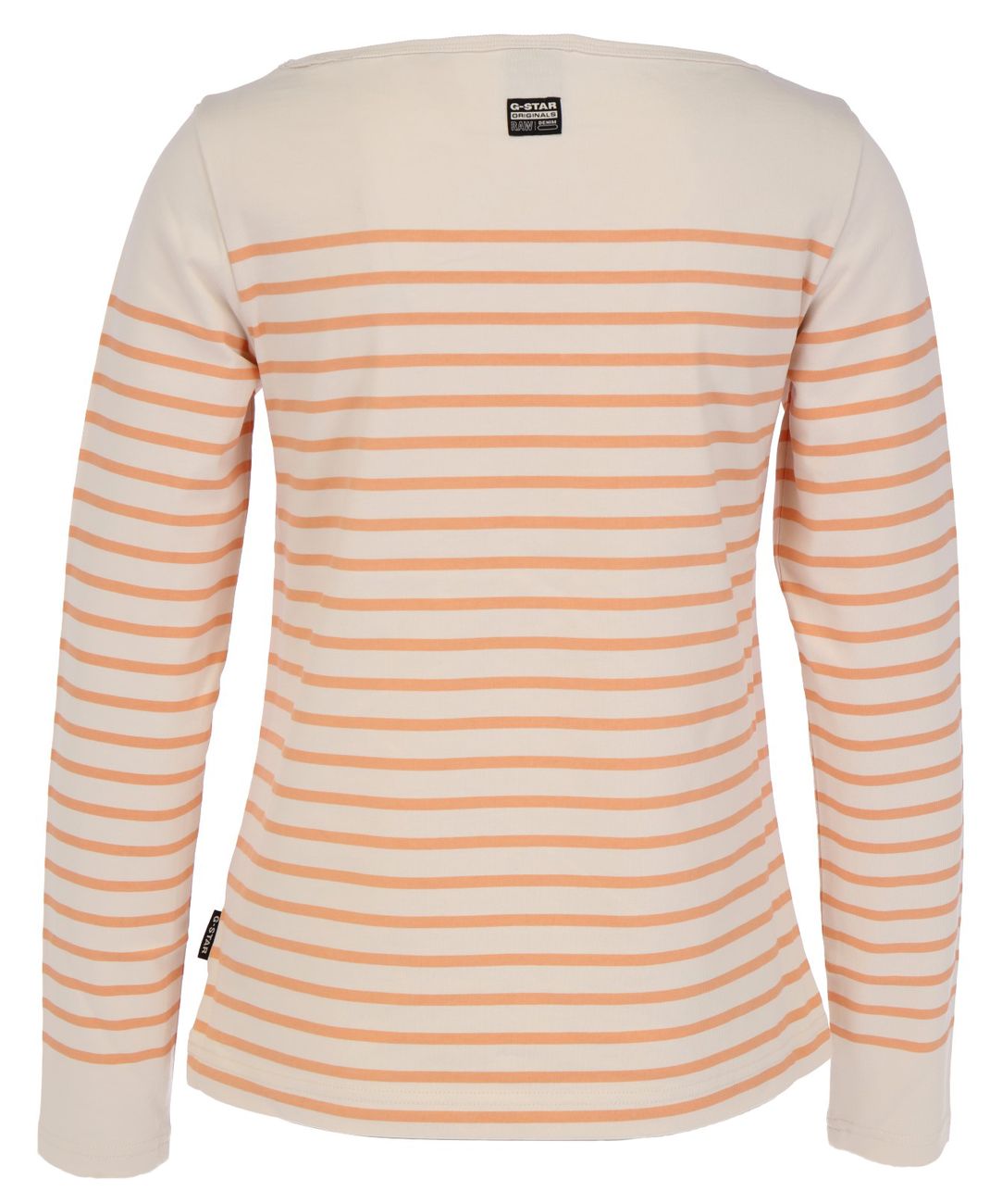 G-STAR RAW DENIM STRIPE GRAPHIC BOAT T L/S Damen Langarmshirt - G-Star Raw Denim - SAGATOO - 8719772907227