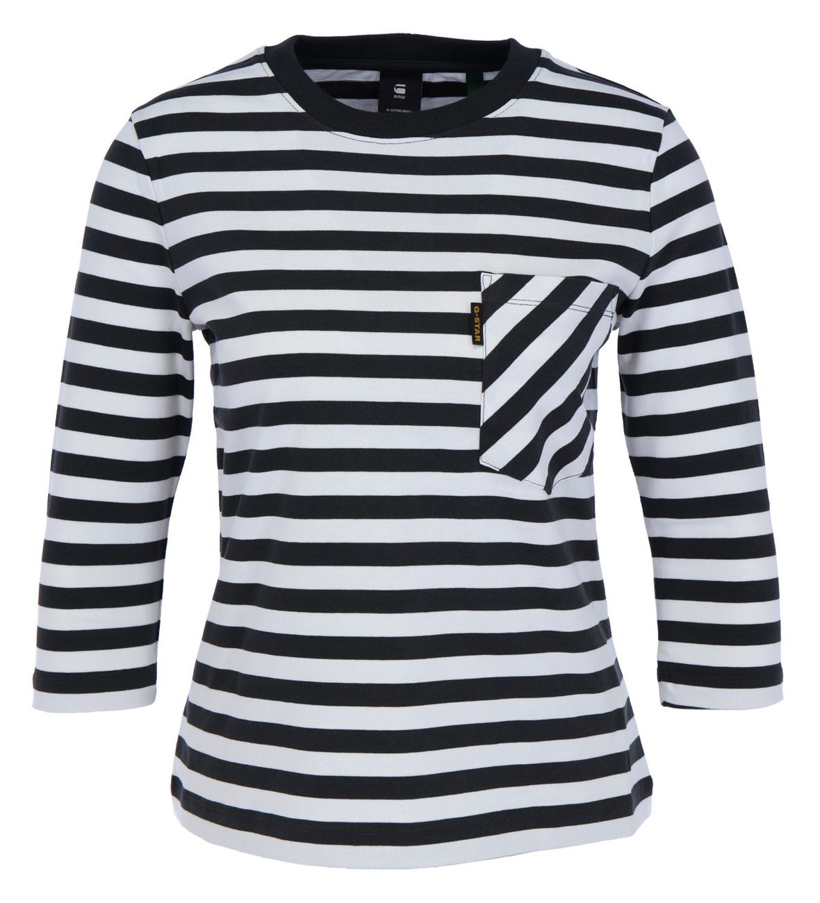 G-STAR RAW DENIM STRIPE LOOSE R T Damen Shirt 3/4 Ärmel - G-Star Raw Denim - SAGATOO - 8719772557767