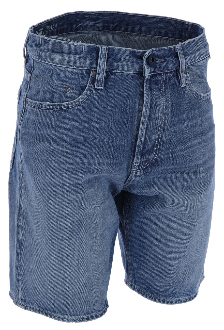 G-STAR RAW DENIM TRIPLE A DENIM SHORTS HERREN STRAIGHT FIT SUN FADED AIR FORCE - G-Star Raw Denim - SAGATOO - 8720346092355