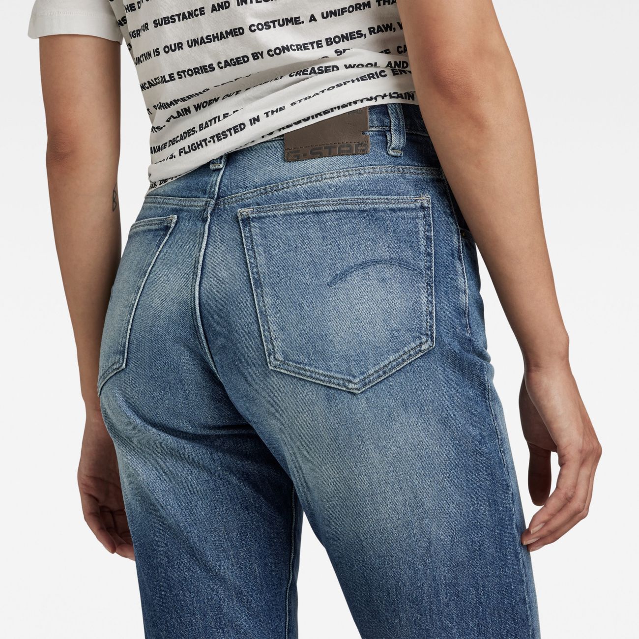 G-STAR RAW DENIM VIRJINYA SLIM WMN Damen Jeans Zigarettenhose - G-Star Raw Denim - SAGATOO - 8720346734705